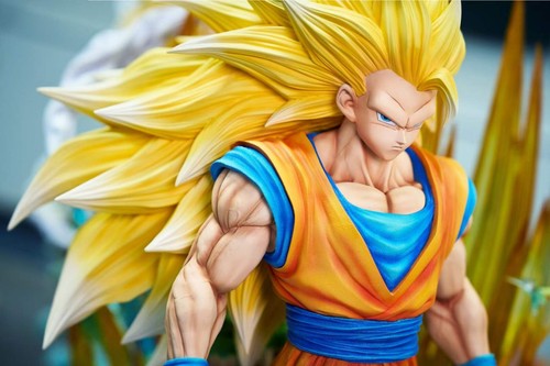 Infinite Studio Dragon Ball Super Saiyan 3 Goku Resin 1/4 - Foto 3 di 3