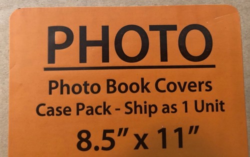2- 8,5 "X 11" Hardcover Querformat Hardcover Fotobücher Stoff schwarz - Bild 4 von 4