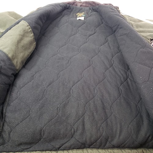 Vtg Saddle King Western by Key Jacket Adult Medium Canvas Insulated Chore Coat - Picture 4 of 9