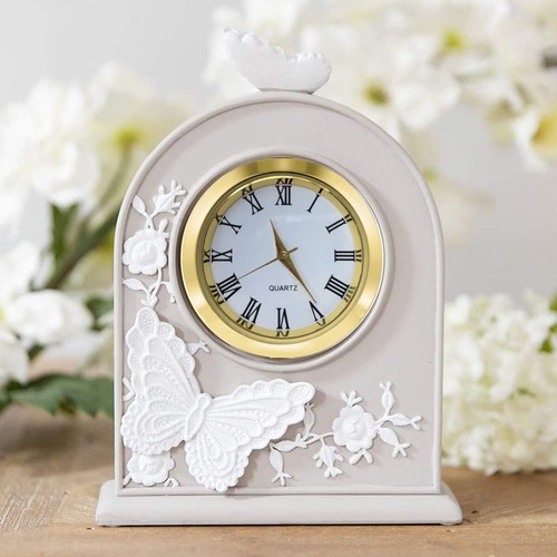 Mini Reloj Inserto 1-1/2 Pulgadas 35 Mm Redondo Cuarzo Movimiento Miniatura Reloj Blanco - Imagen 7 de 7
