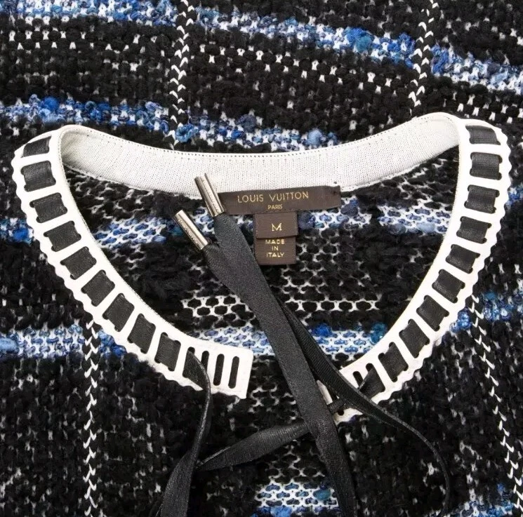 LOUIS VUITTON（LV） Cappotto Cardi Louis Vuitton Lungo Tweed Fibbia Taglia Media AUTENTICO