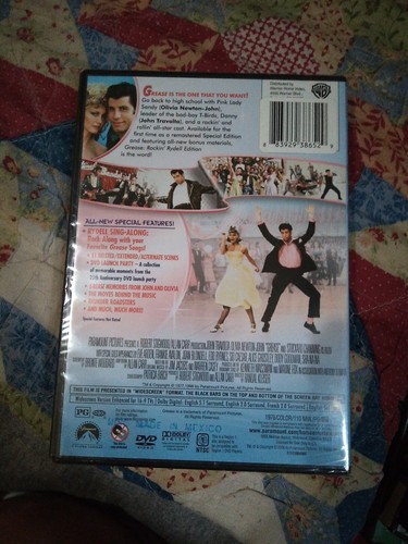 GREASE Rockin' Rydell Edition (DVD) John Travolta Olivia Newton-John BRAND NEW - Picture 2 of 2