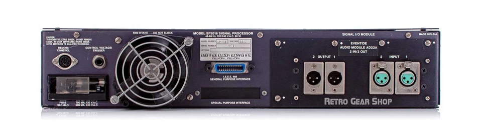 Eventide SP-2016 Rare Vintage Stereo Reverb Effects Unit H3000 Model SP2016 - Image 3 of 4