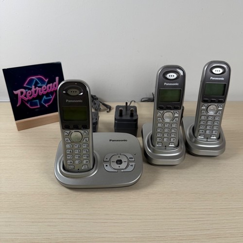 Panasonic KX-TG7321E Cordless 3 Phones and Digital Answer Phone Main READ
