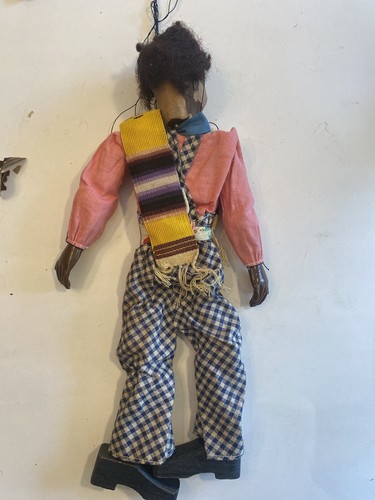 Vintage Hazelle’s Marionette. Sambo #807. Facial Damage. Box Included - Picture 4 of 6