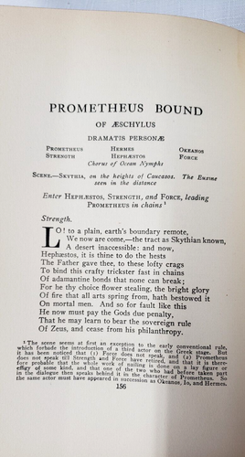 1909 Limited Edition 9 GREEK DRAMAS: Aeschylus, Sophocles,Euripides,Aristophanes - Picture 16 of 17