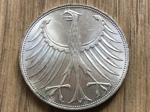 5 German Mark Silver Eagle 1951 - 1974 J.387 - Picture 227 of 241