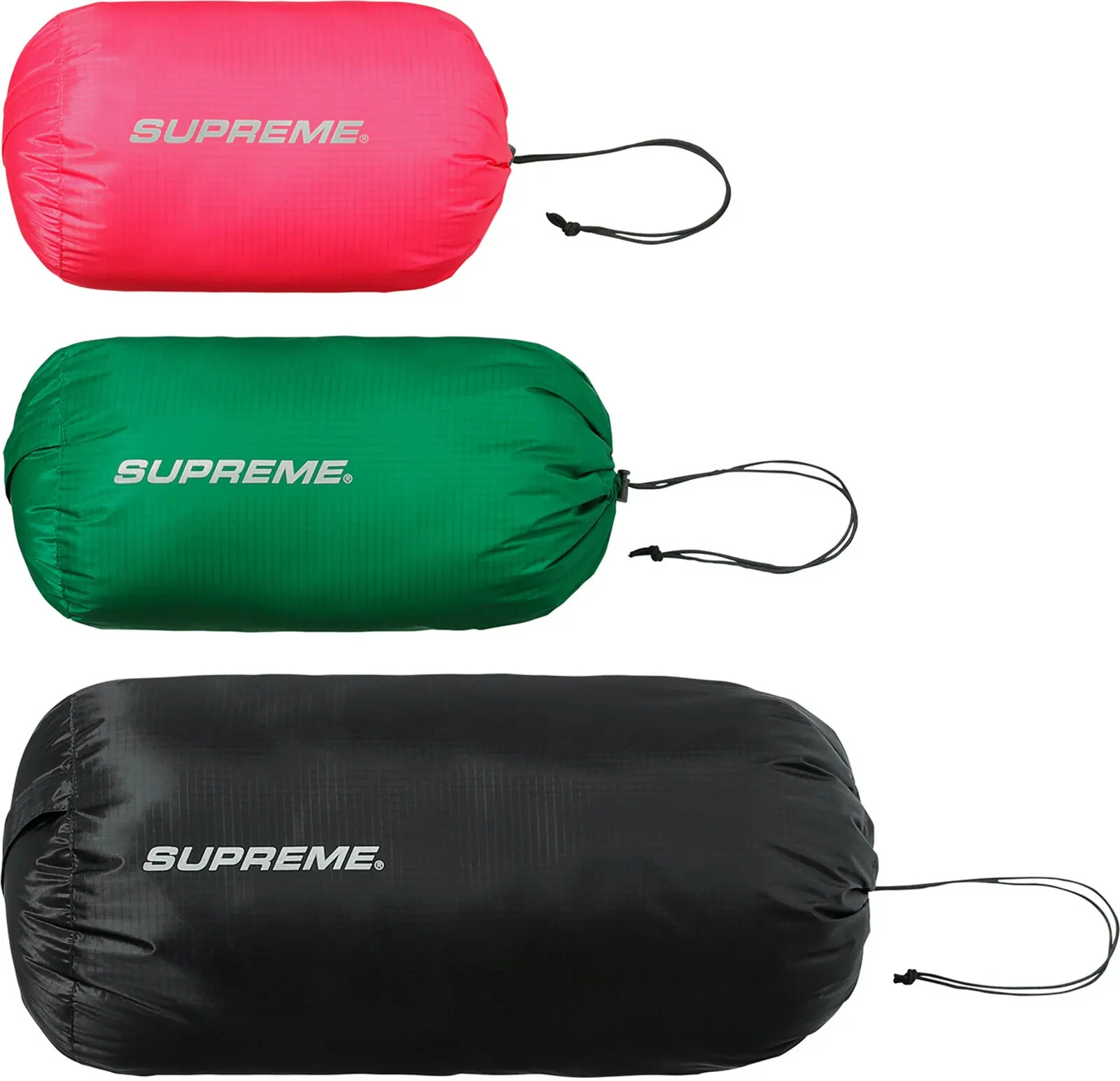Supreme Nylon Ditty Bags (Set of 3) Multicolor