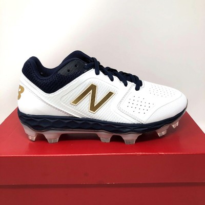 new balance women's fresh foam velo 1 gold metal fastpitch softball cleats