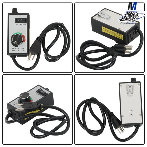 Controlador de velocidad variable para ventilador de router motor eléctrico reóstato 120V ajustador - Imagen 2 de 12