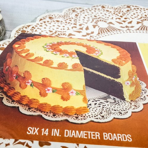 Vintage 1981 Wilton Show'N Serve Cake Serving Boards 6 x 14" & 10 x 8" Sealed - Picture 5 of 12