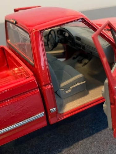 Franklin Mint 1996 Ford F150 Pickup Truck RED Model Car Diecast Replica - 第 8/9 張圖片