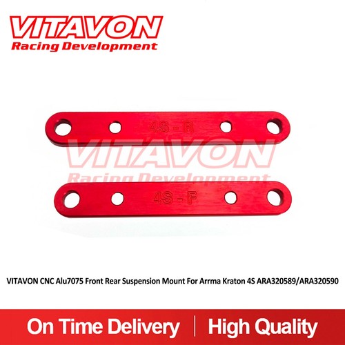 Vitavon CNC Alu7075 Front Rear Suspension Mount For Arrma Kraton 4S 1/10 - Picture 3 of 8
