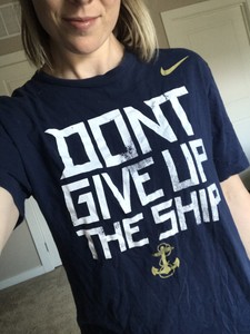nike us navy shirt