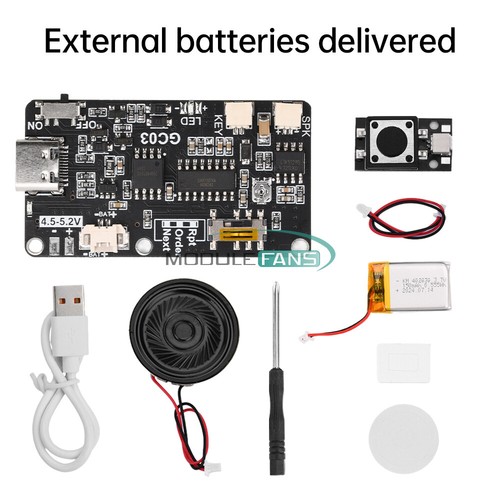 8M Greeting Card Recordable Voice Chip Music Box Sound Module DIY Musical Type-C - Picture 15 of 20