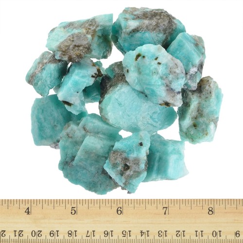 Amazonita - Rocas ásperas para caer - Venta al por mayor piedras cristalinas minerales (Mada) - Imagen 18 de 40