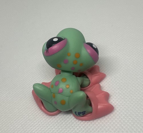 Littlest Pet Shop Bonitos Pares #2356 #2357 Brillo Pato Rana Rosa Zapatos Piscina - Imagen 9 de 22