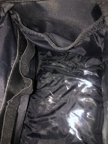 CARLTON / SALISBURY BLACK TRAVEL BAG LOCKABLE SMALL HANDLE & SHOULDER STRAP - Picture 9 of 11