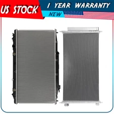 Radiator and AC Condenser Assembly For 2012 2013 2014 2015 Honda Crosstour