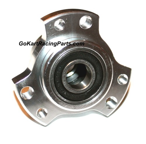 2) Wheel Hub 5/8" Bearing Aluminum Front Spindle Rim Mount Hubs Go Kart Racing - Picture 5 of 9