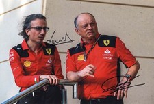 F1 FRENCH MOTORSPORT ENGINEERS Frédéric Vasseur & Laurent Mekies autographs, IP
