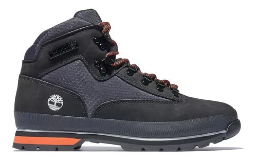 Timberland Euro Hiker TB0A2GCX001 Botas de Senderismo Hombres Negro Nubuck Impermeable Tobillo - Imagen 52 de 55