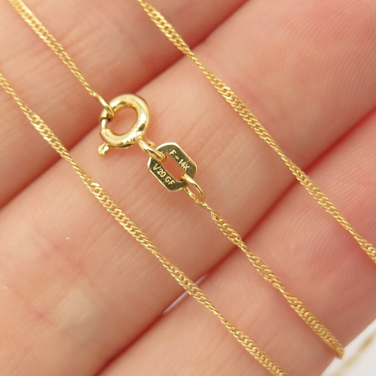 14k filled gold online chain