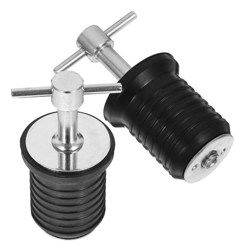2 Pcs Drain Snap Handle Marine Kit Scupper Stopper