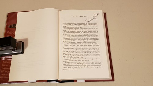 THE FEAST OF ROSES by INDU SUNDARESAN      **INSCRIBED** - Picture 2 of 3