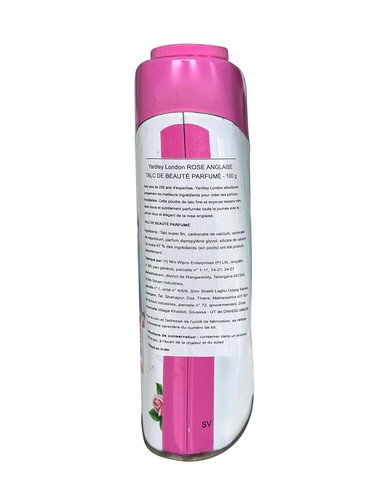 Yardley London English Rose Perfumed Deodorizing Talc Talcum Powder - Picture 2 of 5