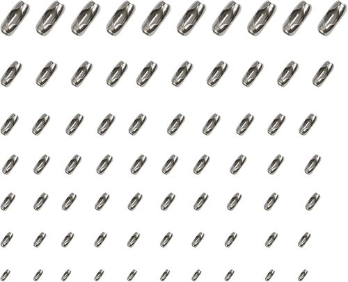 70 Pcs Chain Connector Clasp Stainless Steel Bead Ball Fastener for Keychain Nec - Picture 11 of 12
