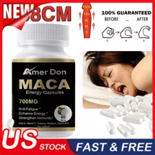 Maca Root Tablets - Super Strength Sexual Health Performance Booster 60 Capsules