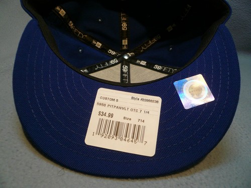 New Era 59fifty Pitt Panthers Vault BRAND NEW cap hat Fitted Pittsburgh - Picture 8 of 10