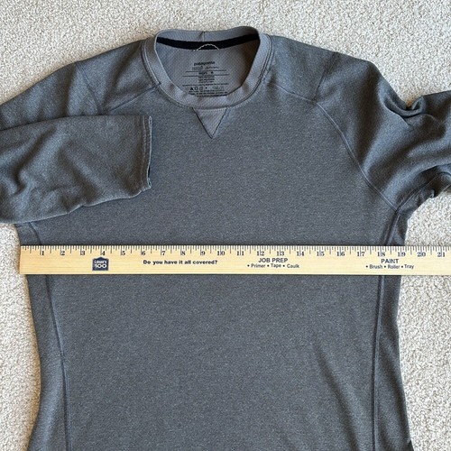 Patagonia Capilene 3 Midweight Polartec Baselayer Gray Crew Shirt Mens Medium - Picture 6 of 10
