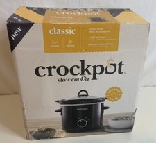Crockpot™ 2-Quart Classic Slow Cooker Small Meals Dip 3 Heat Settings New Other