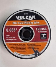 VULCAN 0.035 in. ER5356 MIG Solid Welding Wire, 1 lb. Roll 63510