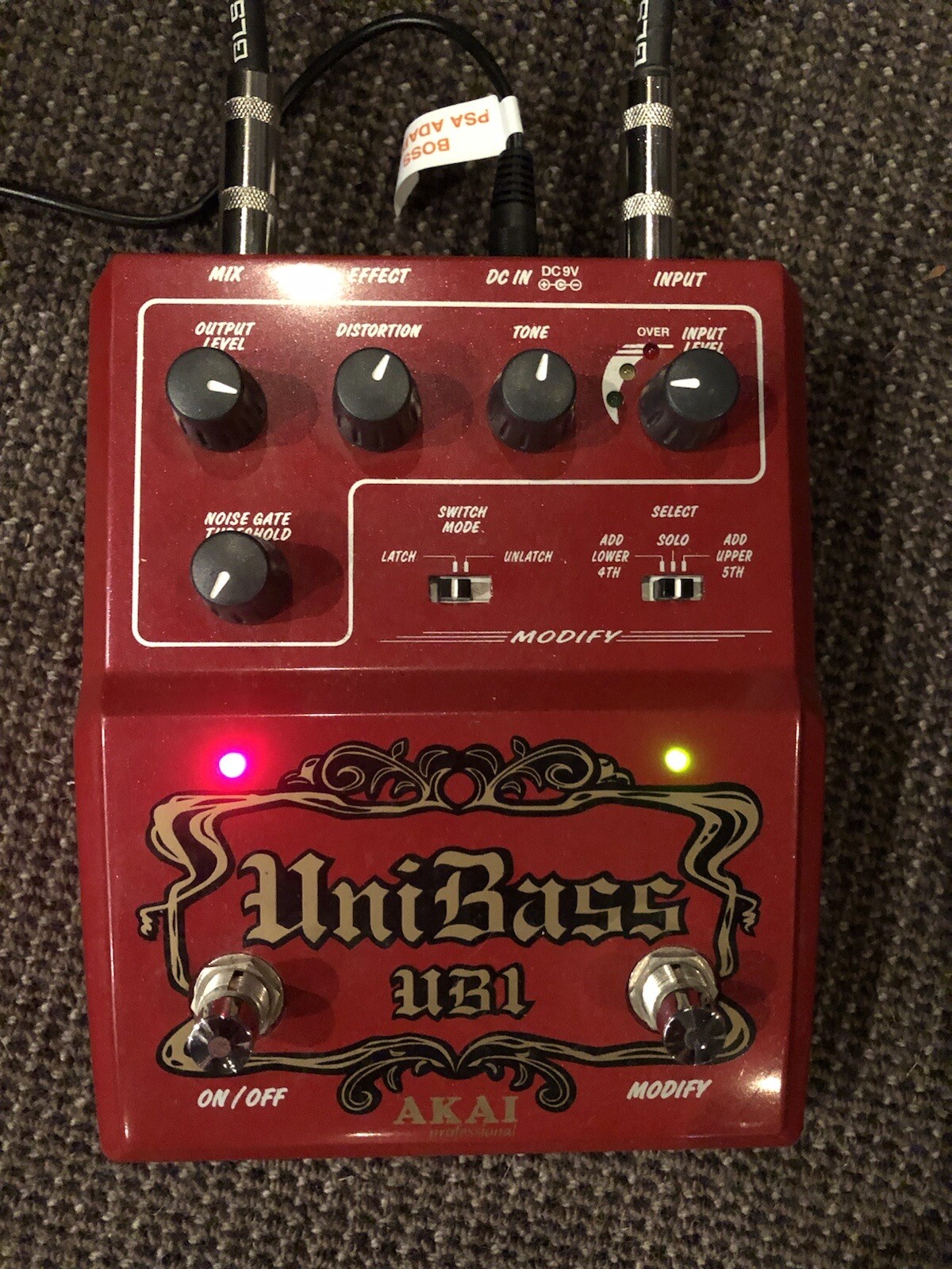 AKAI UniBass UB1 Bass Guitar Effect Pedal | eBay