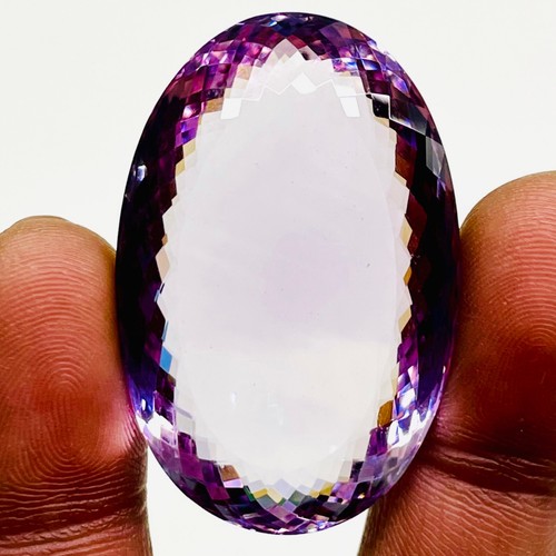 VVS 108.70 Cts Natural Purple Amethyst Oval Pendant Size Huge Untreated Gemstone - Picture 10 of 21
