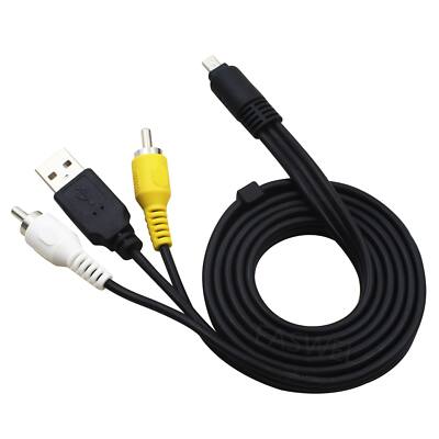 3in1 USB Charger Data+AV TV Cable For Panasonic Lumix DMC-FZ28 DMC-FZ47 Camera 3in1 USB Charger Data+AV TV Cable For Panasonic Lumix DMC-FZ28 DMC-FZ47 Camera
