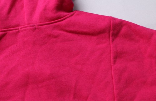 Habitual Girl's Long Sleeve Drop Shoulder Fleece Hoodie EJ2 Fuchsia Size 12  - Picture 10 of 11