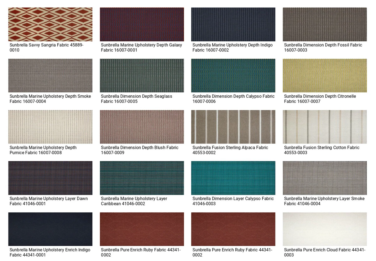 Sunbrella Fabrics by Yard - Choose your fabric Indoor/Outdoor. FREE  SHIPPING $42