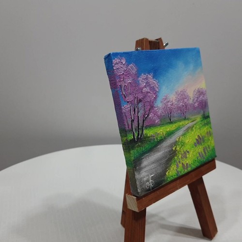 Ukrainian Artist Landscape Spring Original Oil Painting Wall Art Home Decor Gift - Picture 22 of 24