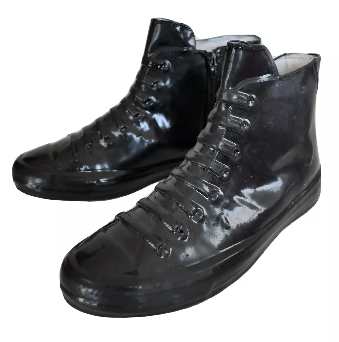 Lace up top trainer boots
