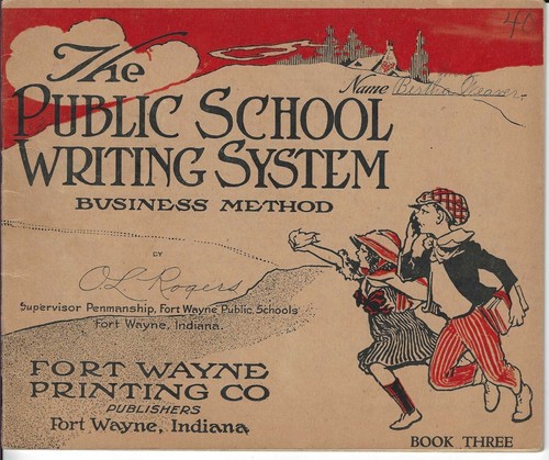 Libro Uno, Dos, Tres 1919 EL SISTEMA DE ESCRITURA DE LA ESCUELA PÚBLICA Método de Negocios - Imagen 11 de 14