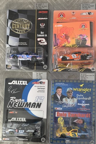 4er Set NASCAR Diecast Maßstab 1:64 3 Dale Earnhardt und 1 Ryan Newman Autos - Bild 1 von 6