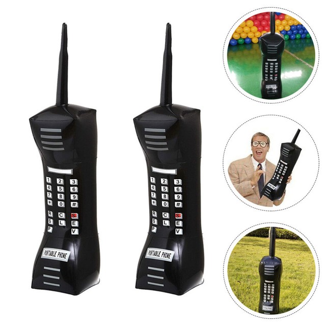 2pcs klassische Mobiltelefonmodelle aufblasbare Simulation Telefone Photo 2pcs klassische Mobiltelefonmodelle aufblasbare Simulation Telefone Photo