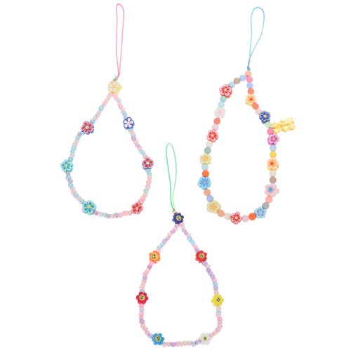 3 Pcs Handy Kette Lanyards Aus Polymerton Abnehmbare Telefonketten - Zdjęcie 12 z 12