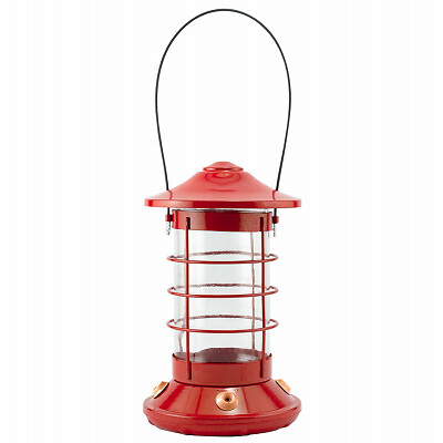 Woodlink 24966 Hummingbird Feeder, 4 Ports, Glass & Metal, Red - Quantity 4 - Picture 2 of 2