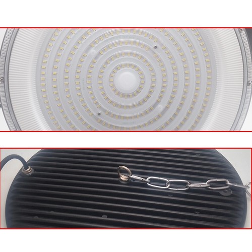 400W LED HIGH LOW BAY WORK LIGHT FACTORY WORK SHOP GROW GARAGE DOWN FLOOD LAMP - Picture 7 of 13