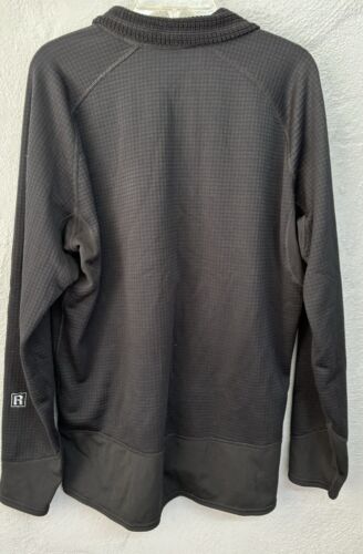 Patagonia Polartec Pullover Uomo Mezza Zip Taglia XL Camicia Nera - Foto 2 di 11